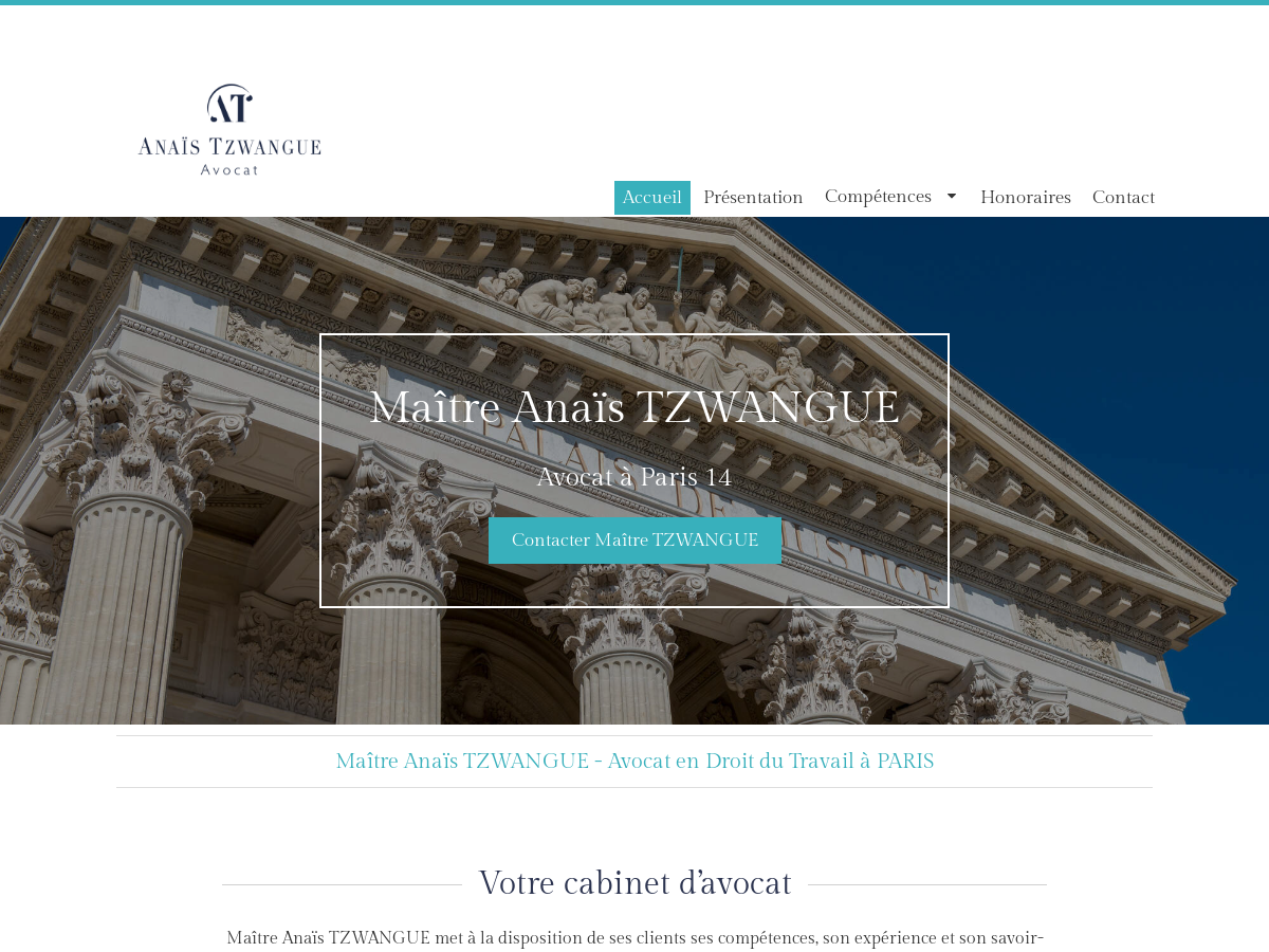 Exemple de site internet de  à Paris 14