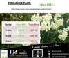 Taux mars 2025