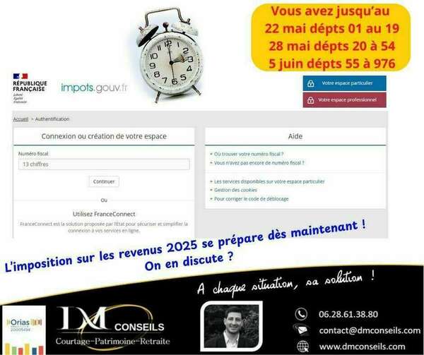 Déclaration des revenus 2024