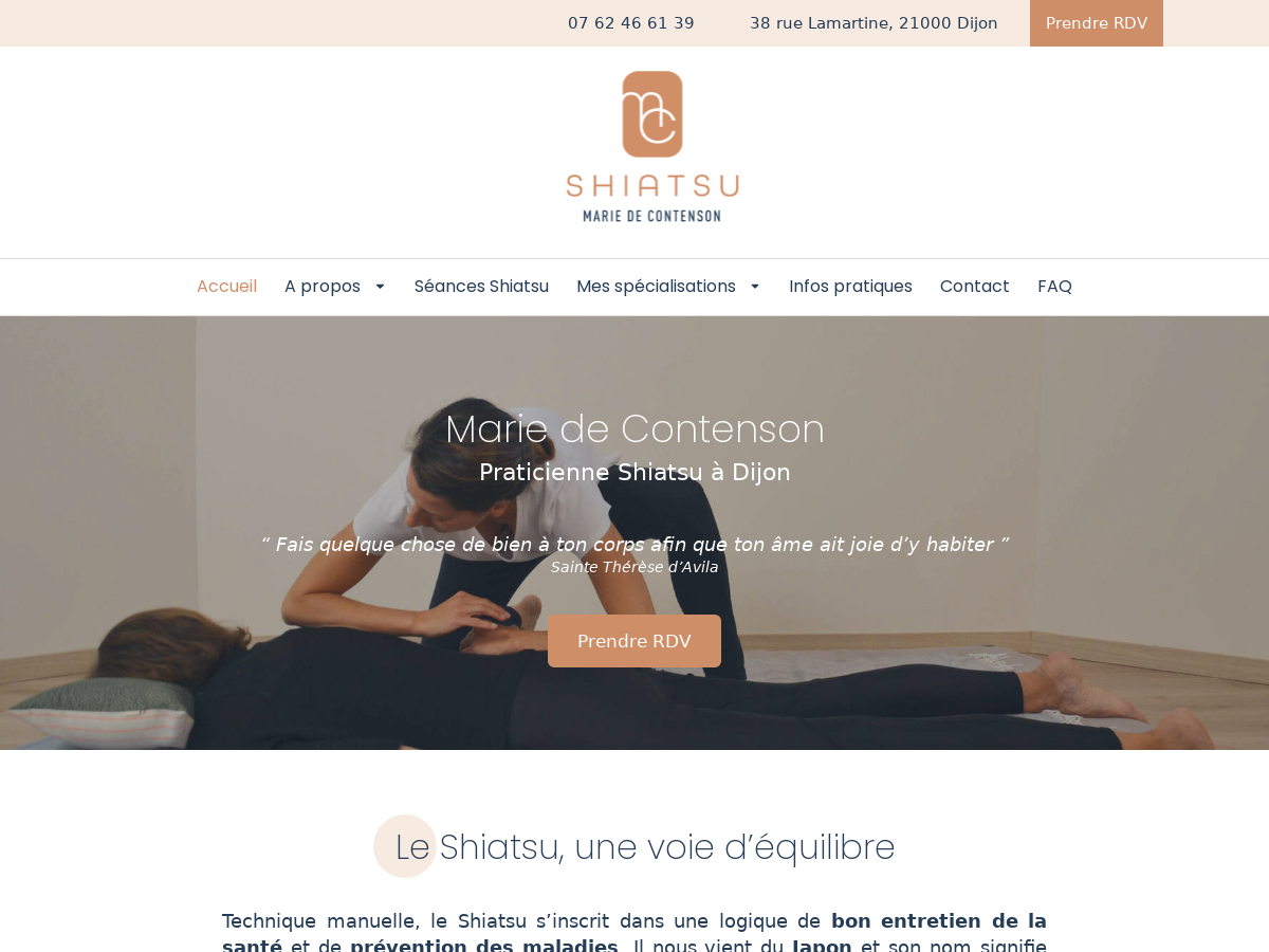 Exemple de site internet de  à Dijon