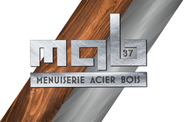 Logo Menuiserie Acier Bois