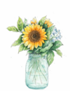 "Soleil intérieur et tournesol en gestion émotionnelle"