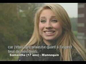 Appareil dentaire pratiquement invisible d'Invisalign