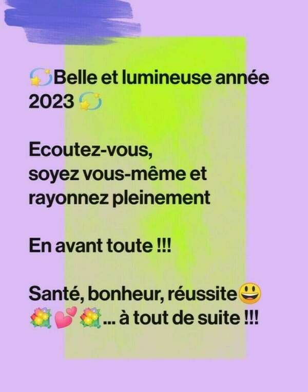 Bonne Année 2023