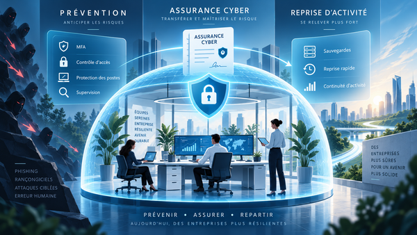 Assurance cyber : être assuré ne suffit plus, il faut aussi être préparé