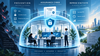 travailleurs sous dôme protection contre risques cyber en entreprise