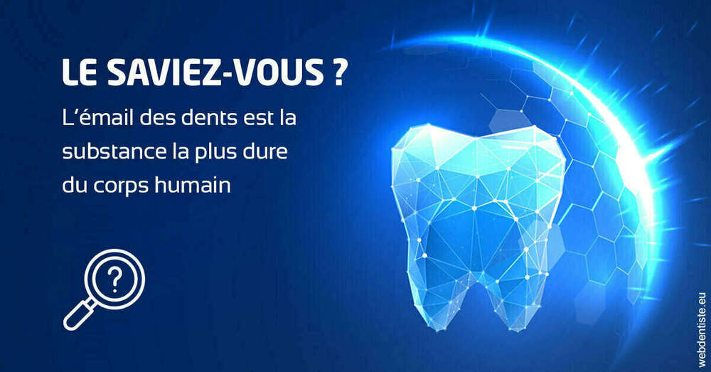 L'émail des dents