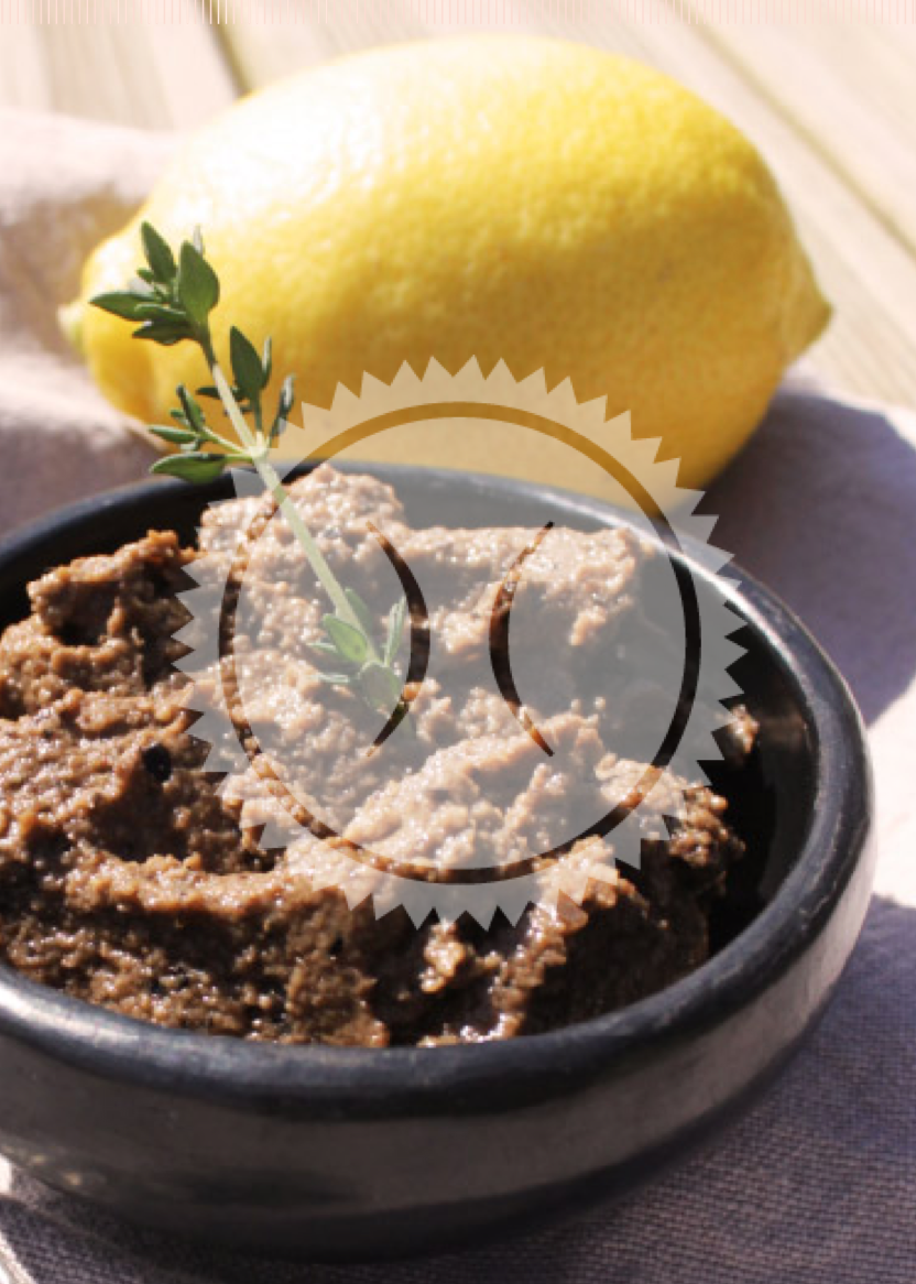 Tapenade aubergine et olives noires