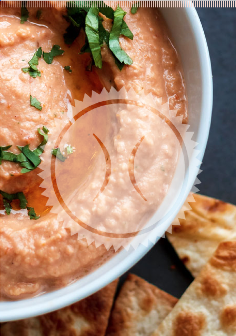 houmous de lentilles corails