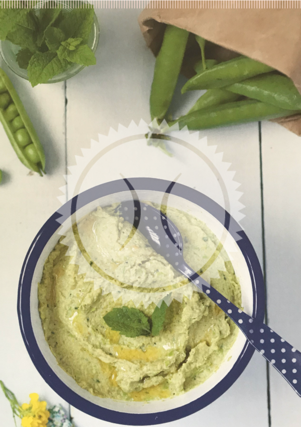 Puree de petits pois à la menthe