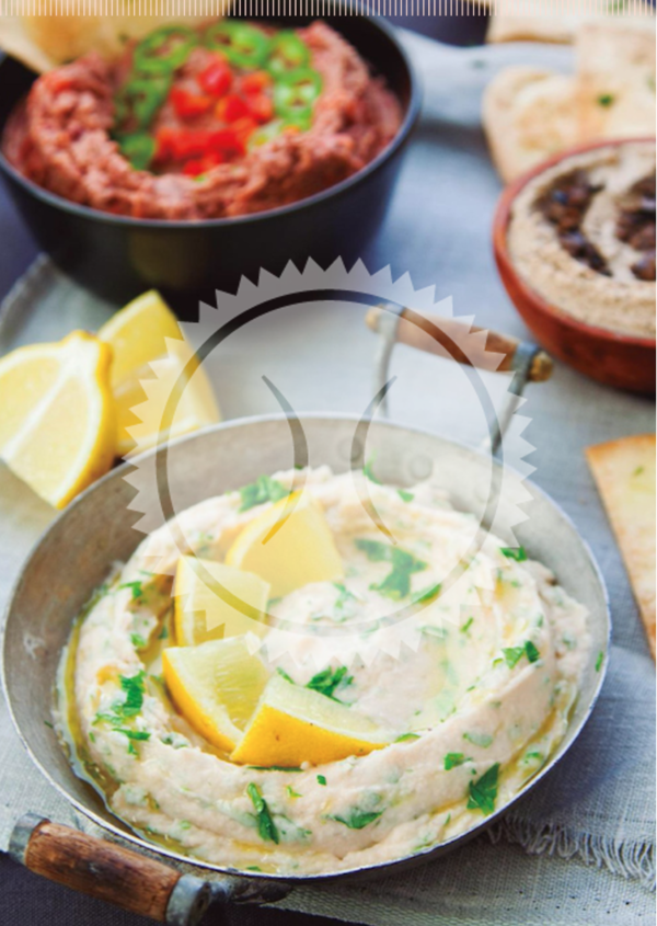 Houmous haricots, coriandre & citron