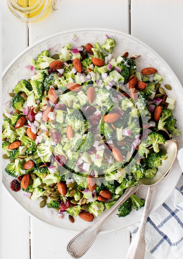 Salade croquante de Brocolis aux amandes
