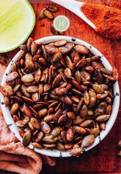 Graines de courge rôties