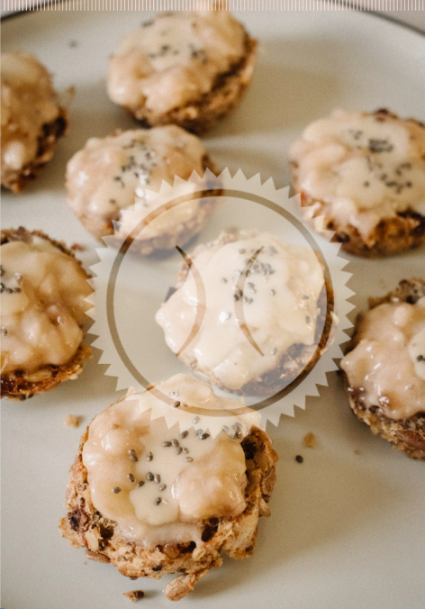 Scones Choco-Noisettes à la banane