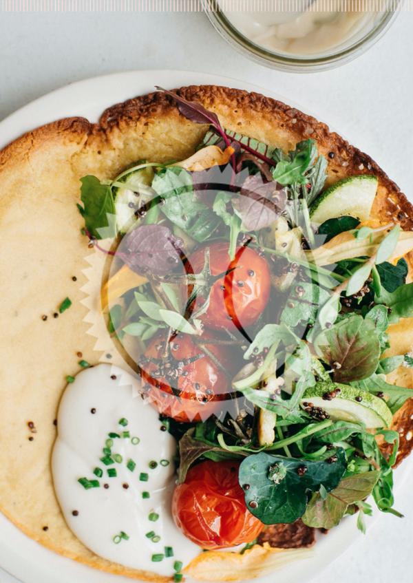 Salade Socca d'été