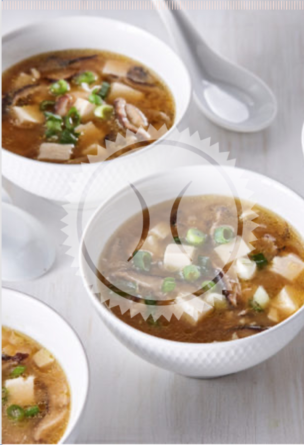 Soupe Miso aux Légumes verts