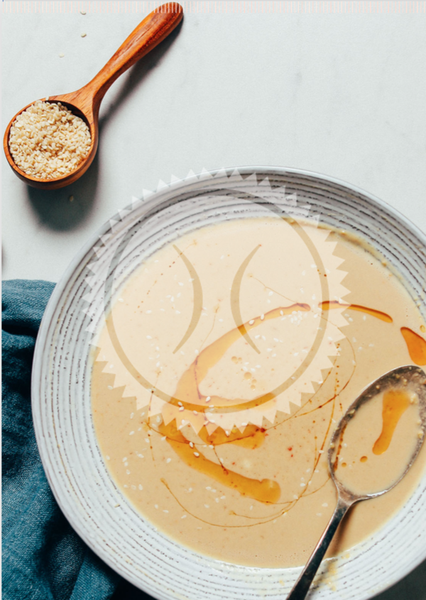 Vinaigrette Miso Tahini Gingembre