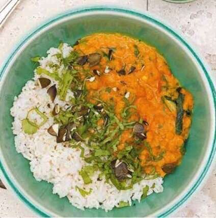 Dahl de Patates Douces & Lentilles Corail
