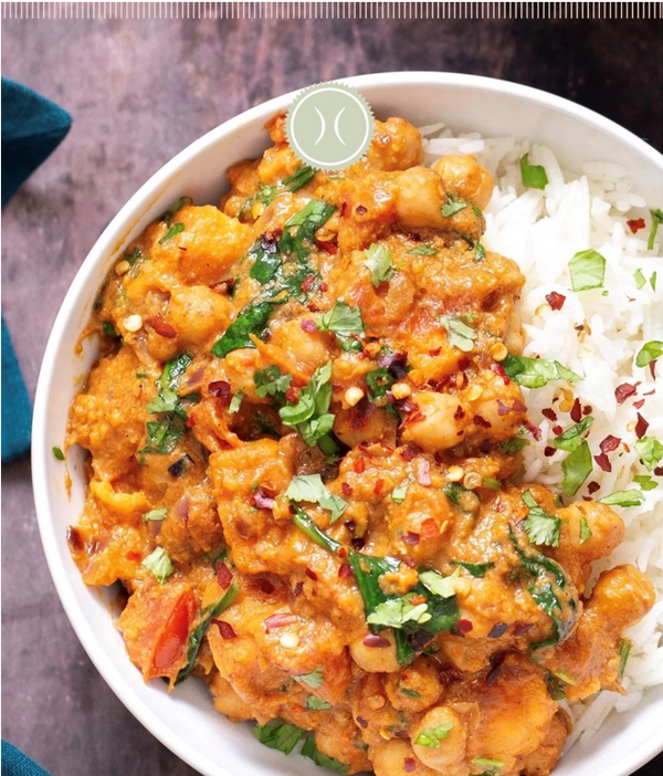 Curry de patates douces et pois chiche