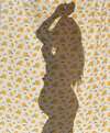 Ombre d'une femme enceinte