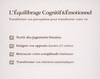 Visuel de l'équilibrage cognitif et émotionnel