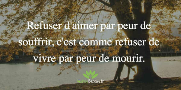 LA PEUR DE SOUFFRIR