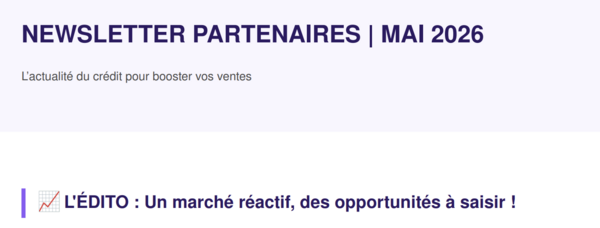 NEWSLETTER PARTENAIRES | MAI 2026