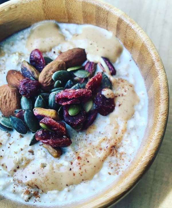 Porridge à la cacahuète