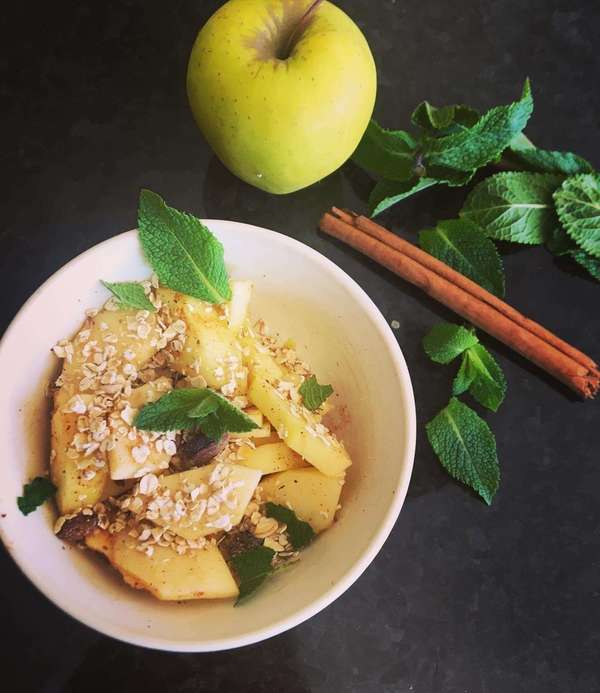 Pomme gourmande aux céréales
