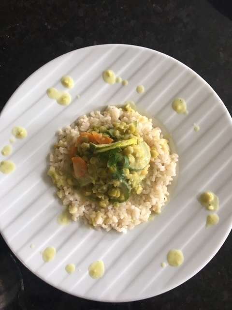 Curry de pois cassés 