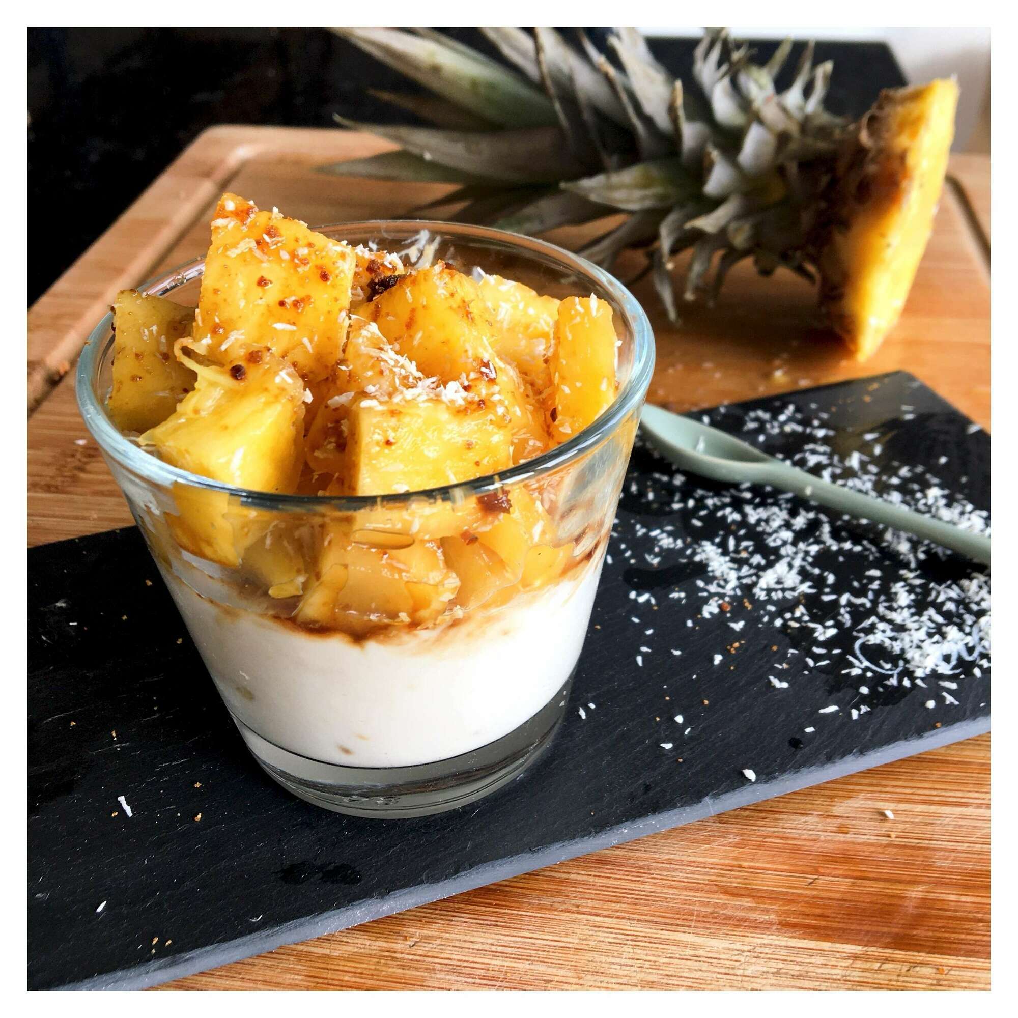 Verrines d'ananas Blog