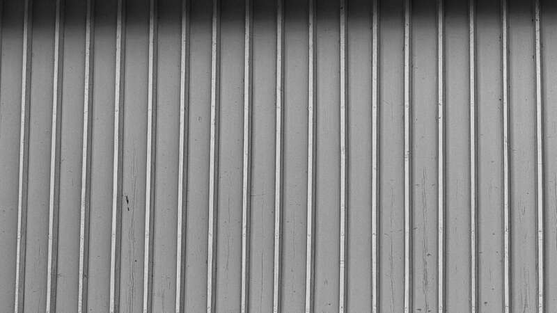 Couverture en zinc ou joint debout