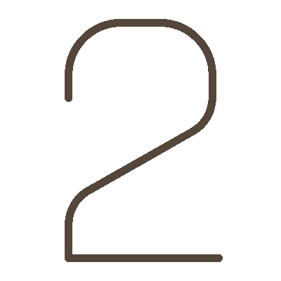 Wired outline 2434 number 2 hover draw