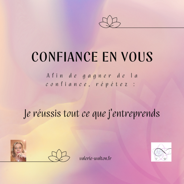 CONFIANCE EN VOUS