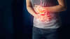 système digestif humain avec troubles et pathologies
