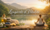 Femme méditant sur ponton paisible pour vitalité naturopathique