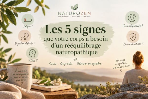 Les 5 signes que votre corps a besoin d'un rééquilibrage naturopathique