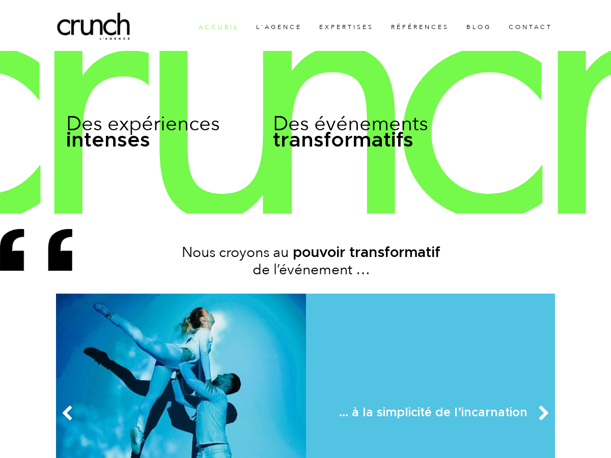 Exemple de site internet de Évenementiel à Clichy