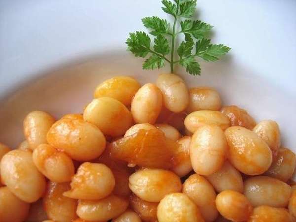 Cocos de Paimpol et saucisse de Morteau