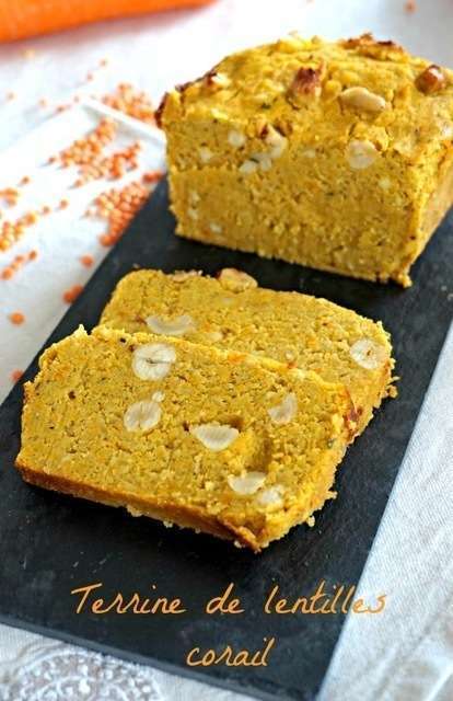 Terrine de lentilles corail