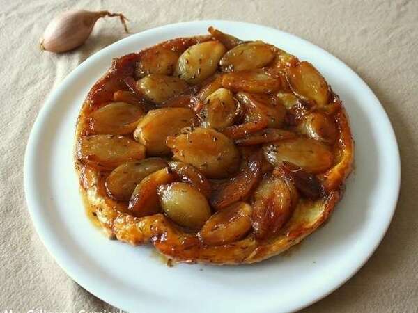 Tatin d’échalotes