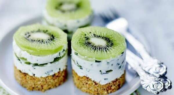 Cheese-Kiwi salés chiffonnade de saumon