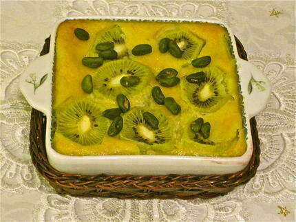Facile le gratin de kiwi