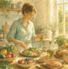 Illustration d'une alimentation personnalisée et consciente