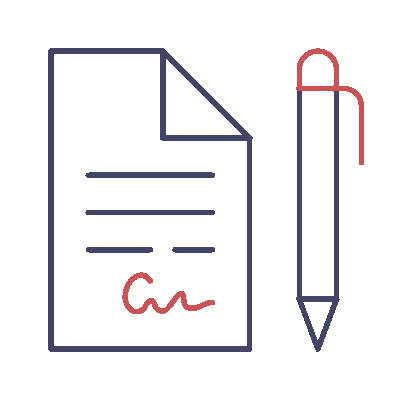 Wired outline 1019 document signature hand hover pinch  1