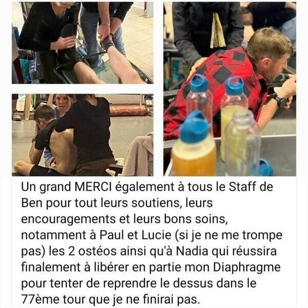 Massage musculo-articulaire dans une compétition sportive nationale