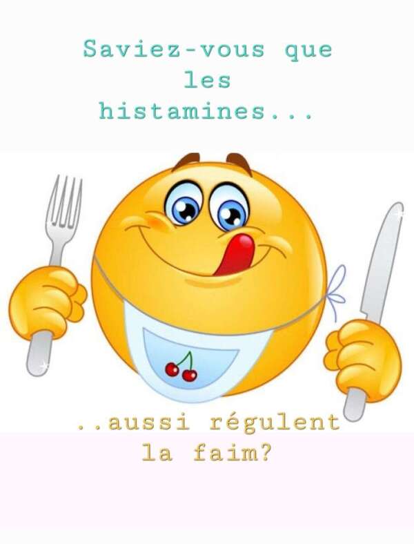 Et si les histamines aussi régulaient votre faim?