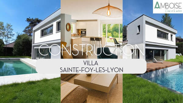 Construction et rénovation d'une villa - Sainte-Foy-lès-Lyon (69110) 