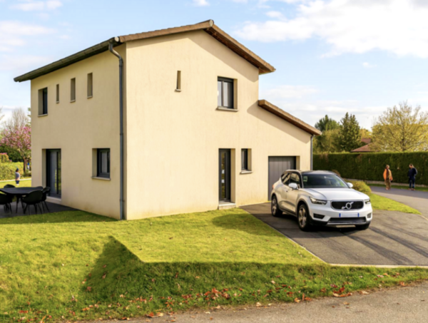 Construction : Projet maison de 103 m² 5 pièces sur terrain de 530 m². Le Bois D'Oingt (69620)