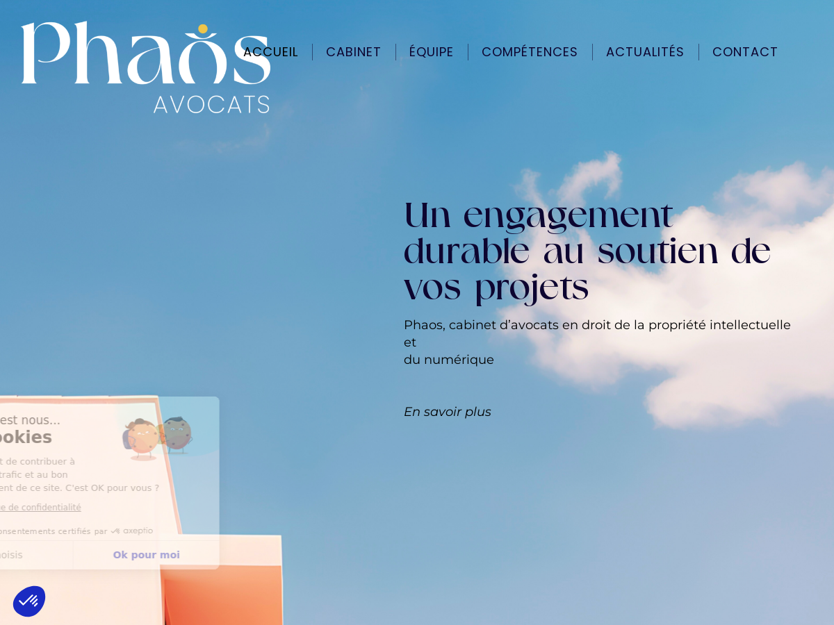 Exemple de site internet de Avocat à Paris 8